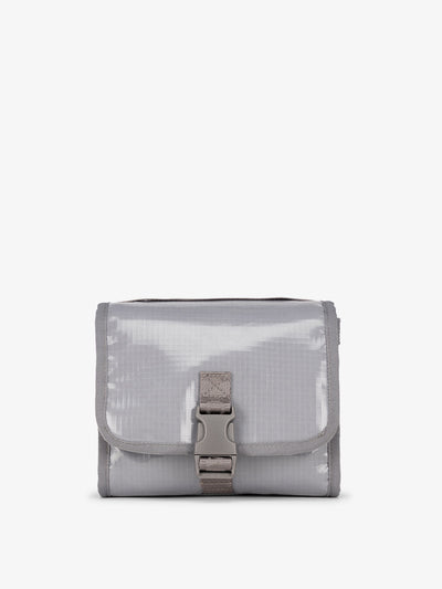 CALPAK Terra Hanging Toiletry Bag in gray storm; THY2201-STORM view 1