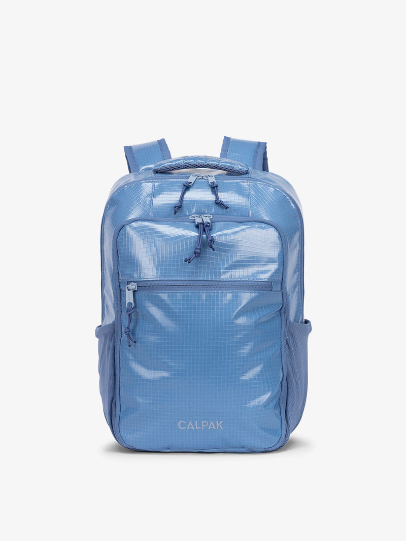 Front view of CALPAK Terra Hydration Backpack in glacier