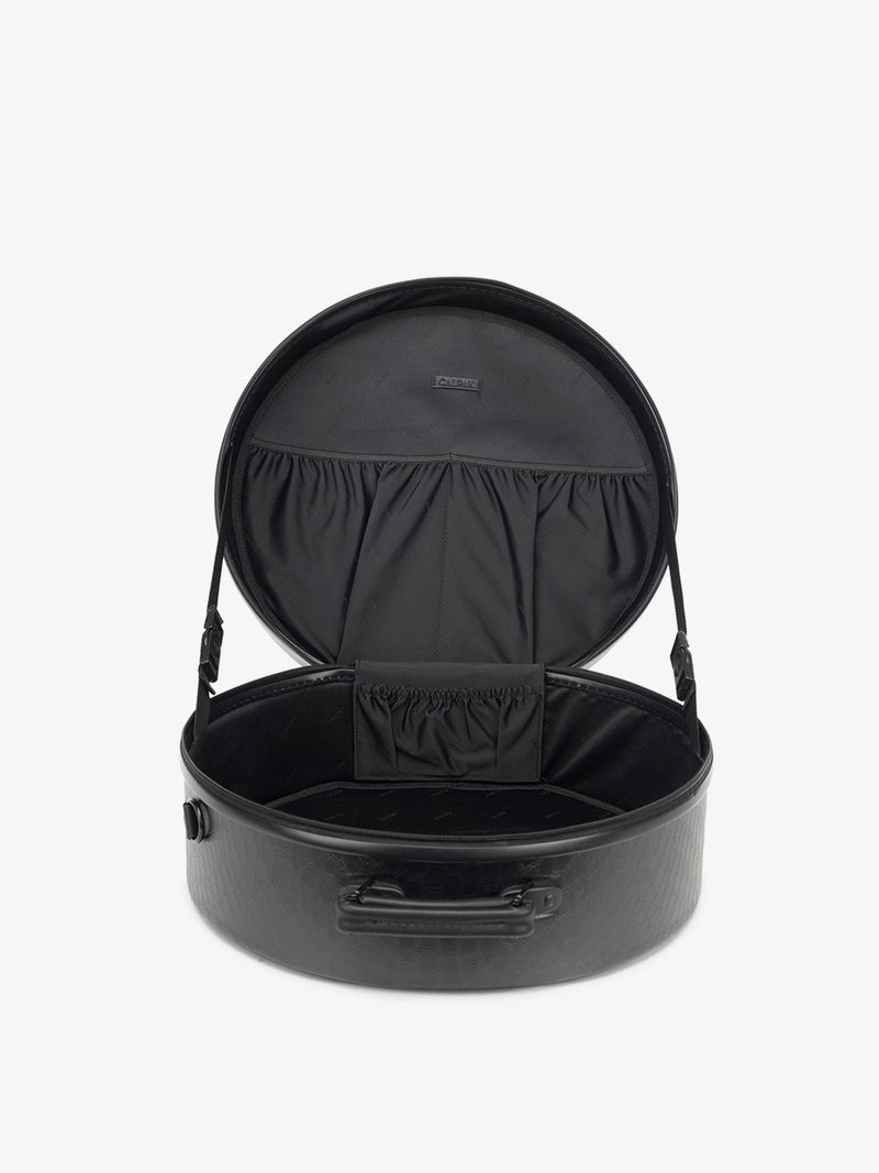 interior of CALPAK Trnk Medium Hat Box for travel