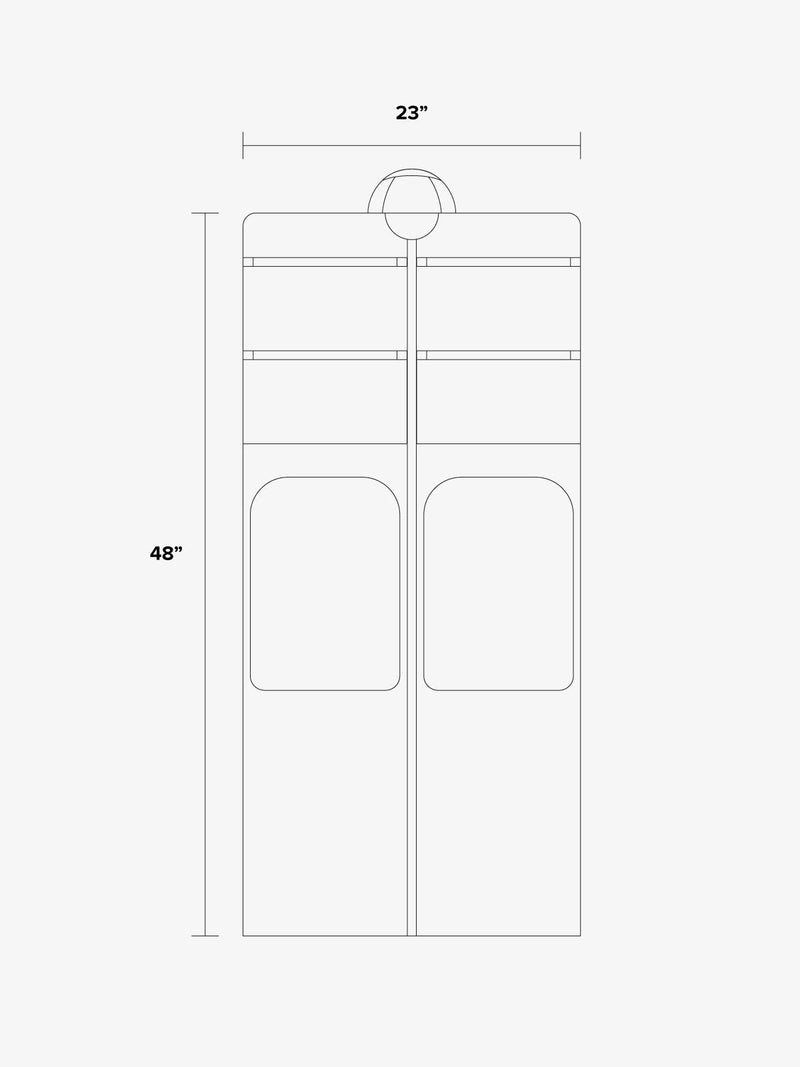 CALPAK Large Garment Bag dimensions