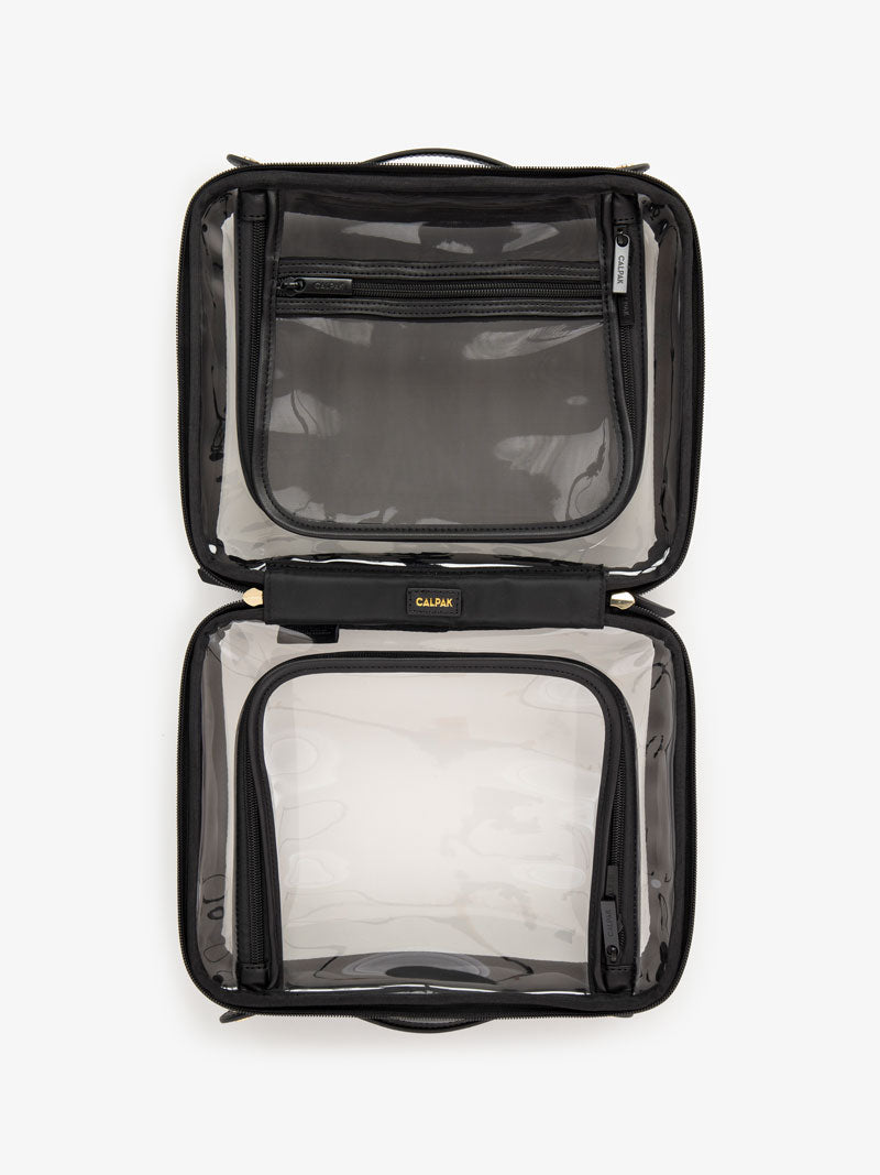 Calpak Clear Cosmetic Case buy Black