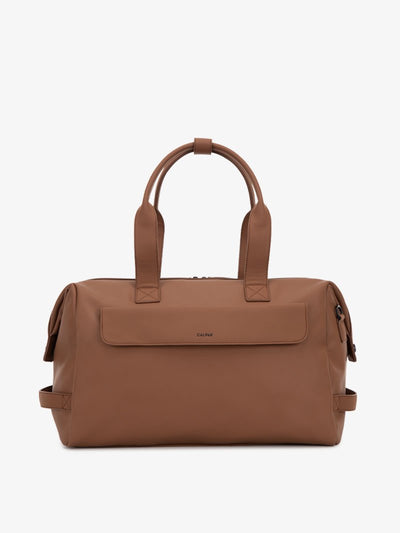 brown hazel CALPAK Hue duffel bag; DHU1901-HAZEL view 1