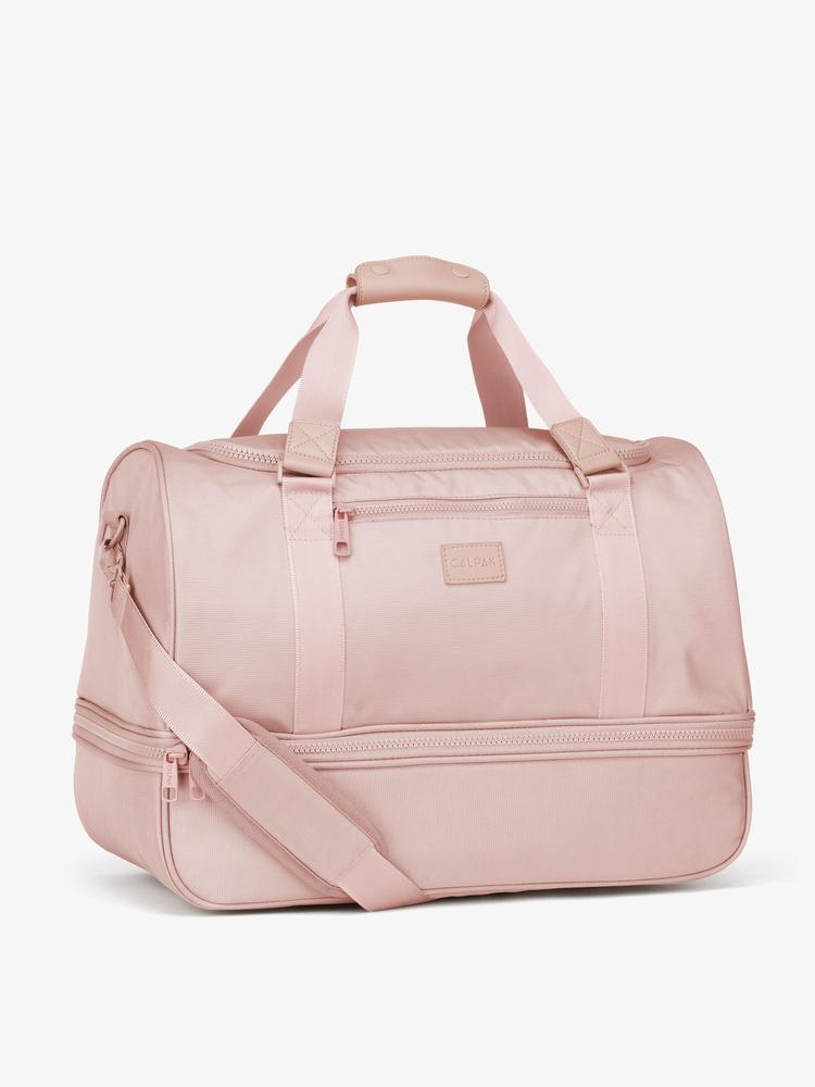 Stevyn Duffel Bag with Shoe Compartment in Pink Sand CALPAK