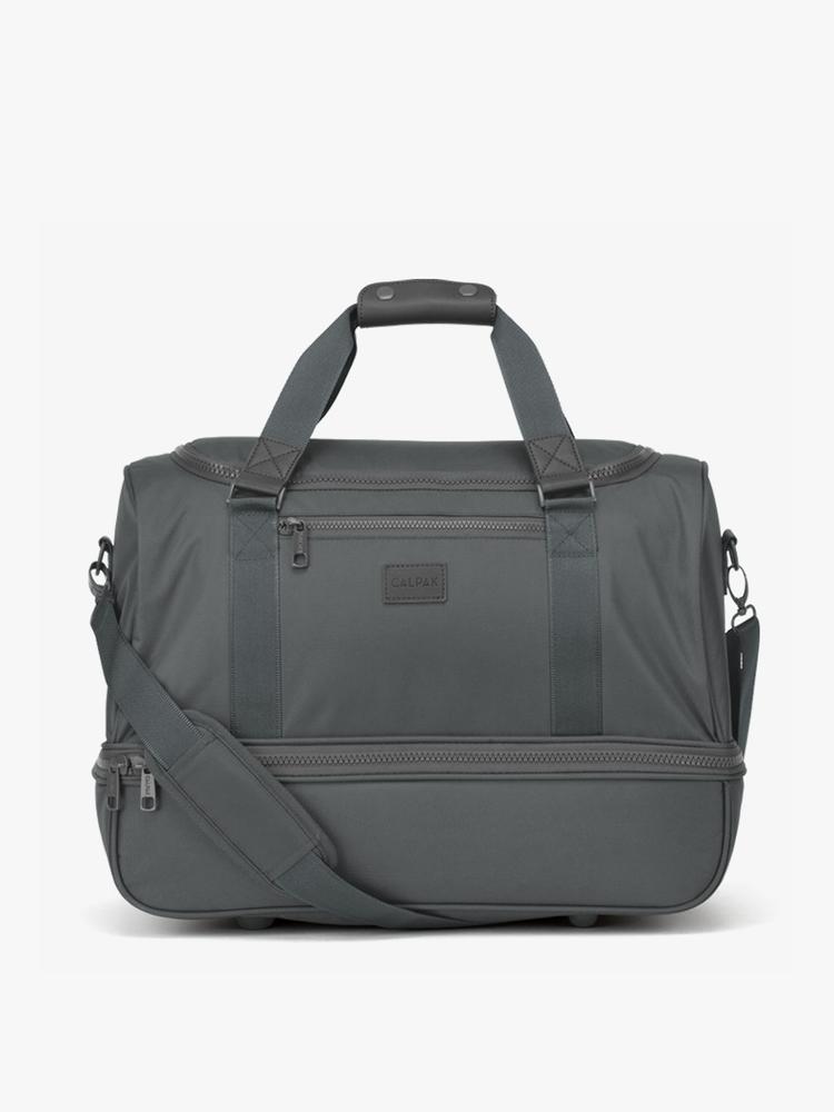 Stevyn Duffel Bag with Shoe Compartment in Slate | CALPAK