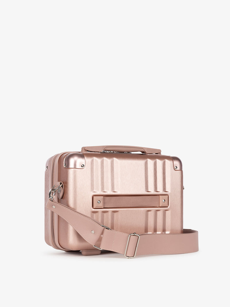 CALPAK Ambeur rose gold travel vanity case