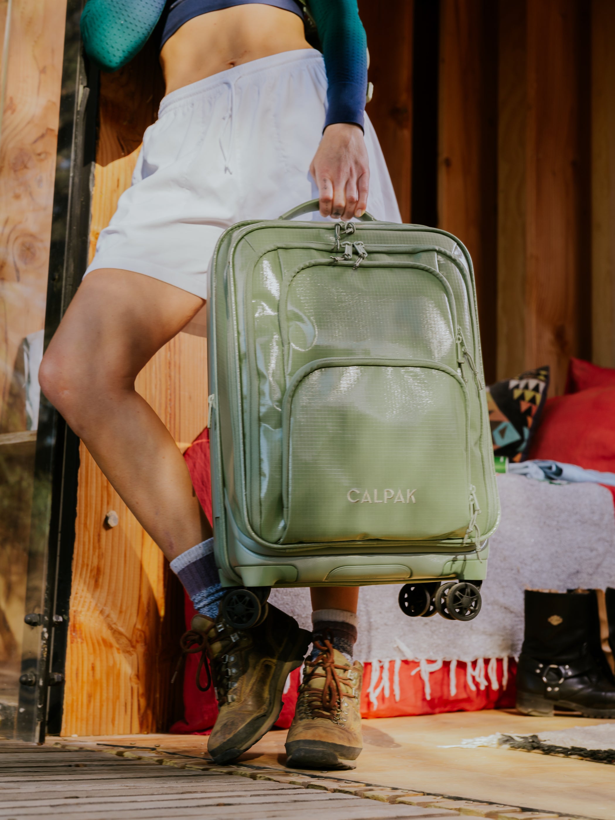 Luka Soft-Sided Carry-On Luggage | CALPAK Matte Black / 20