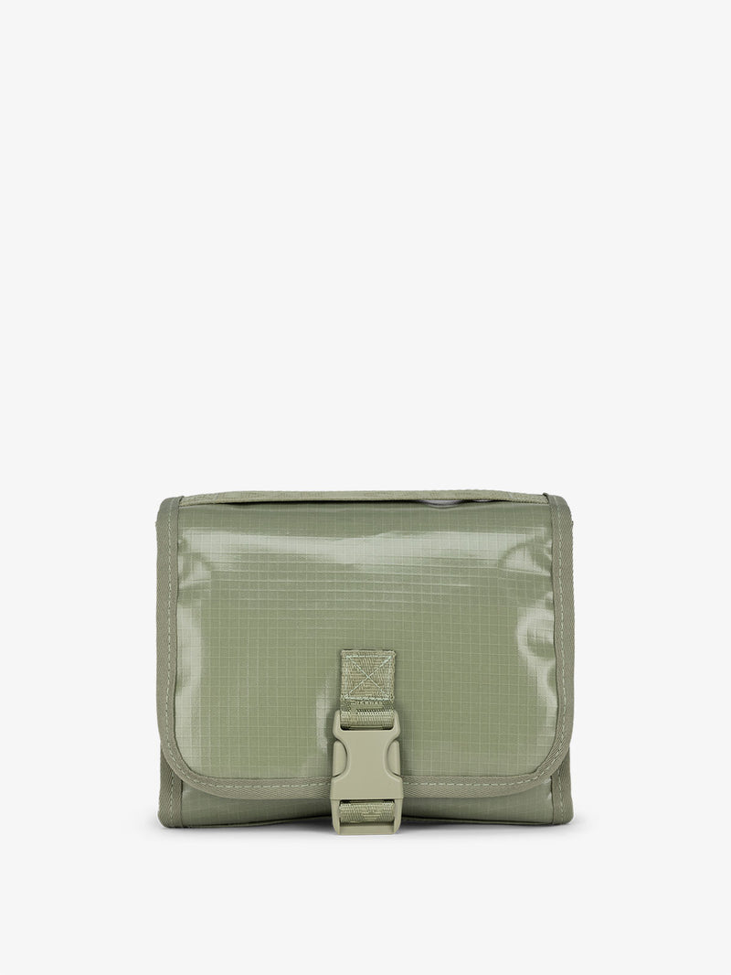 CALPAK terra hanging toiletry bag in juniper