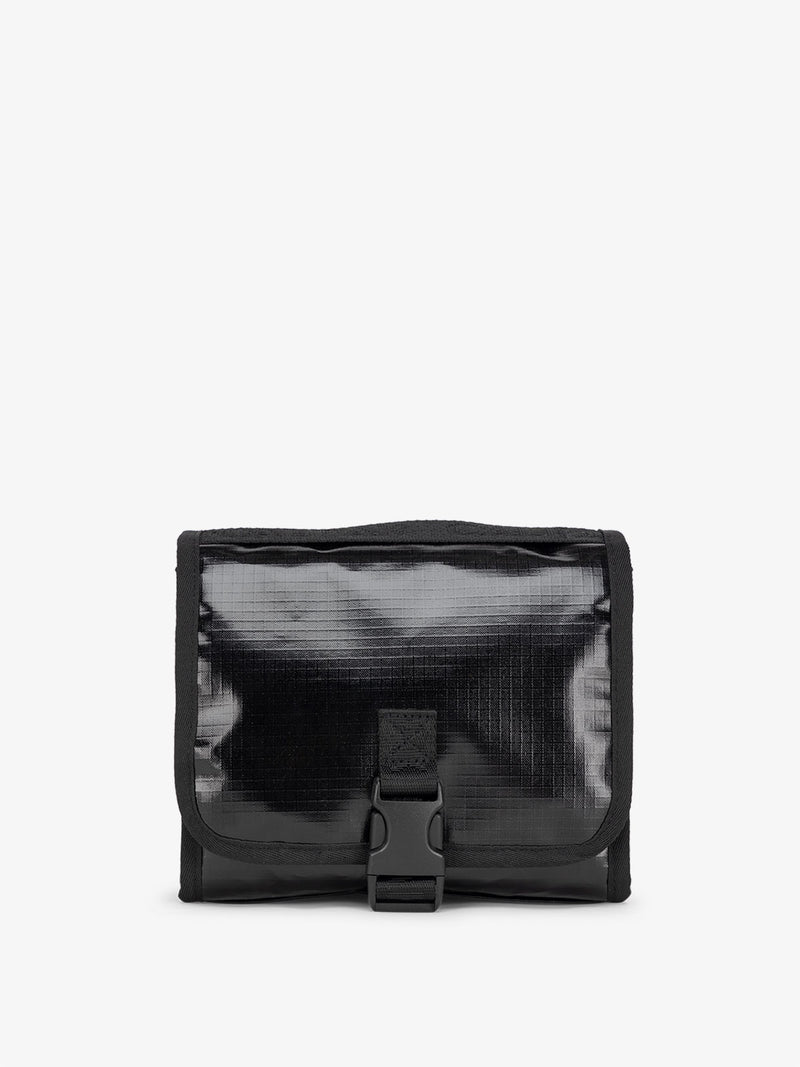 CALPAK terra hanging toiletry bag in obsidian