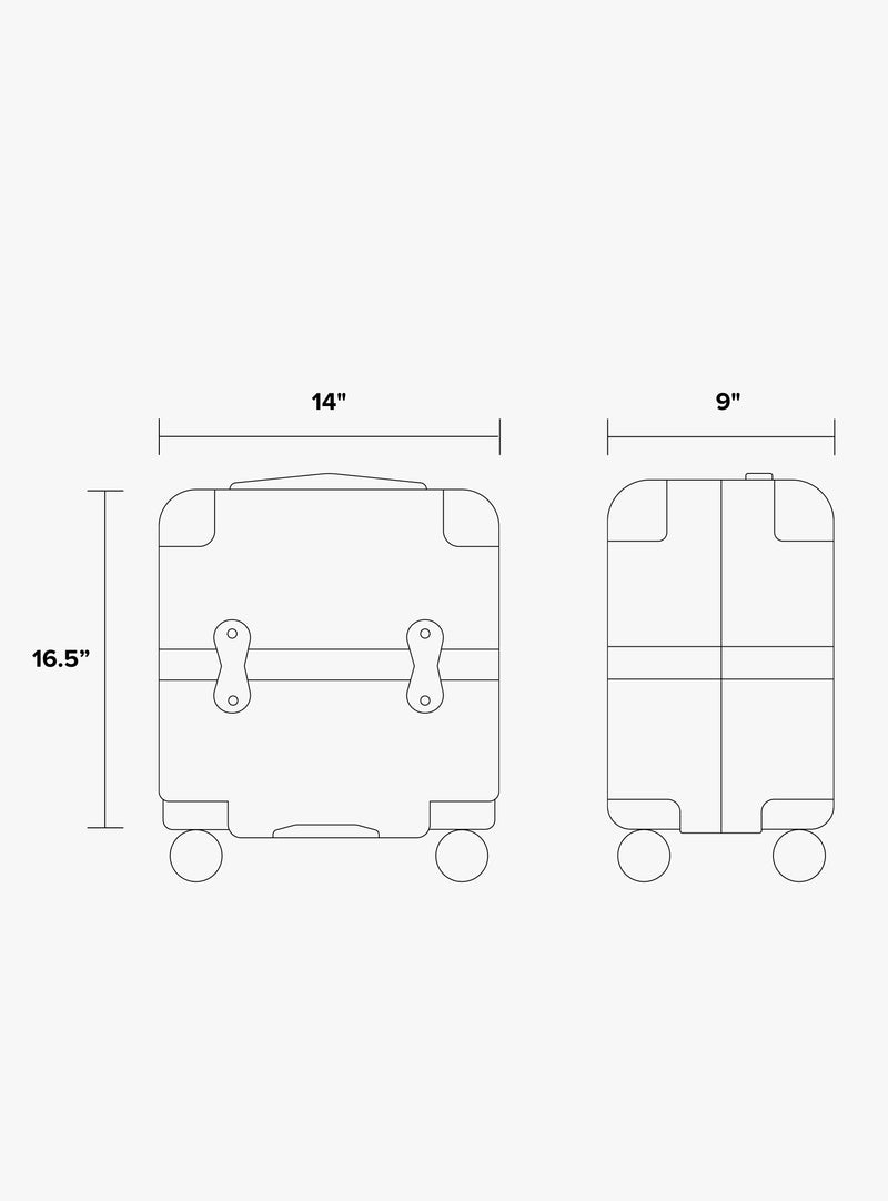 CALPAK Trnk Mini Carry-On Dimensions; 