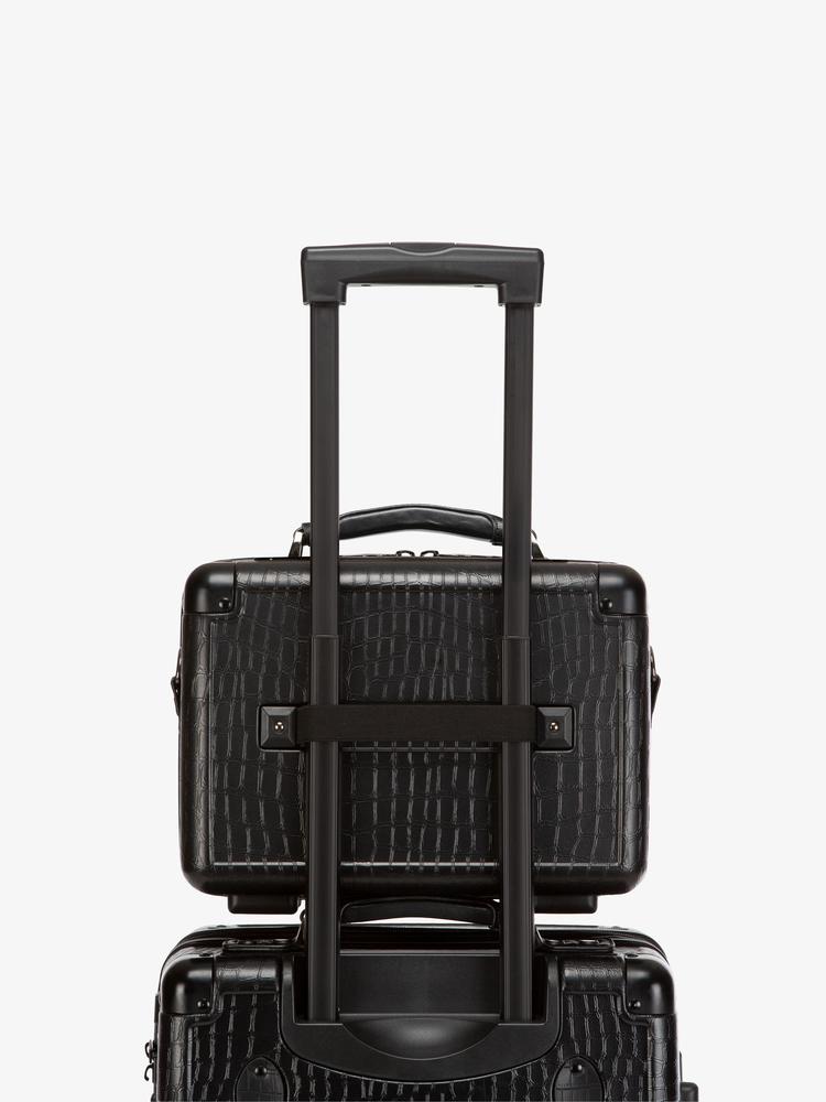 CALPAK TRNK black travel vanity case with carry on